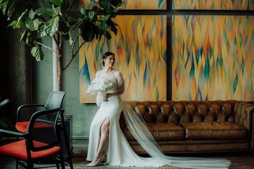A Modern Valentine Wedding at Post 4 Best Wedding Florist Ohio
