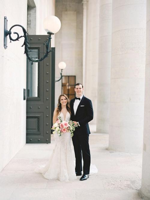 Abby & Joe's Marriage at St. Joseph's Cathedral Best Wedding Florist Ohio