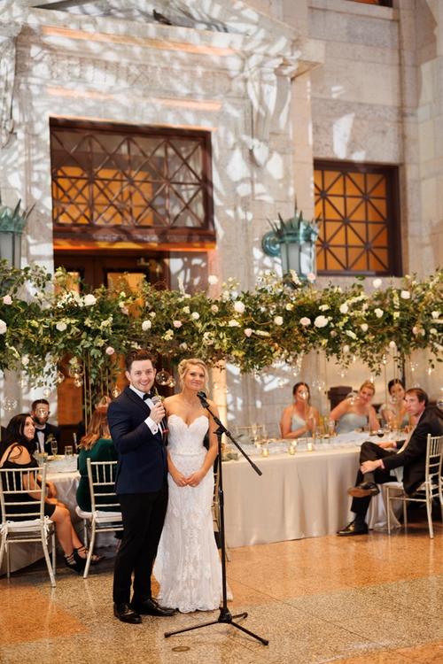 Kelly and Drew's Elegant Day at the Ohio Statehouse Best Wedding Florist Ohio
