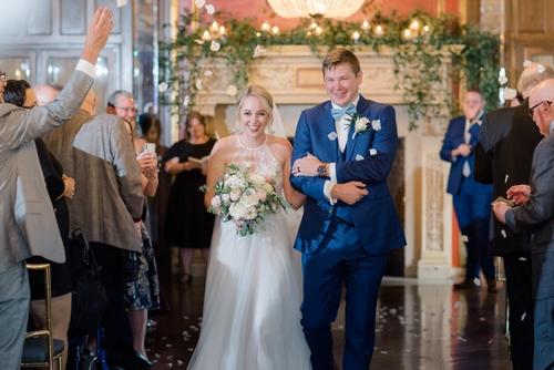 Blushing Bride at the Athletic Club of Columbus (Rachael & Dan) Best Wedding Florist Ohio