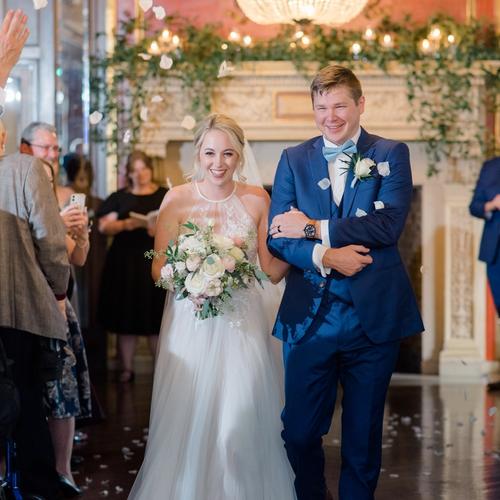 Blush Wedding Flowers Columbus Ohio