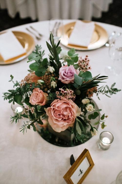 Katie & Michael's Powdery Lavender and Blush-Toned Florals at the Athletic Club of Columbus Best Wedding Florist Ohio