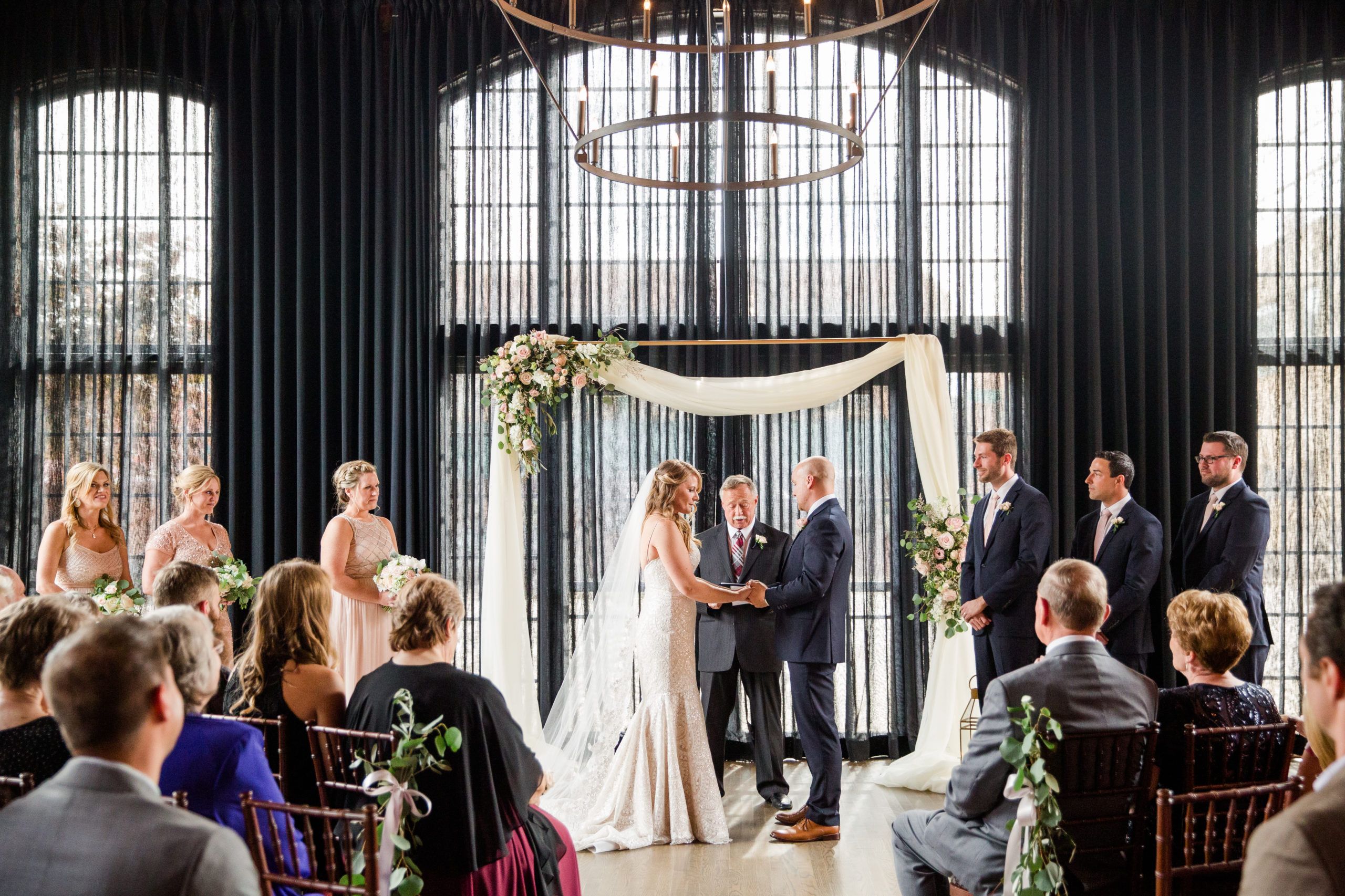 Summery Pastels photographed at The Ohio Statehouse Best Wedding Florist Ohio