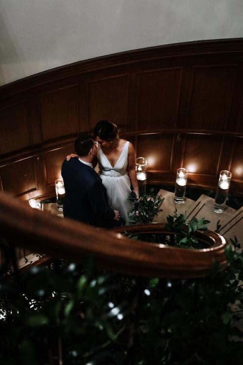 Katie & Michael's Powdery Lavender and Blush-Toned Florals at the Athletic Club of Columbus Best Wedding Florist Ohio