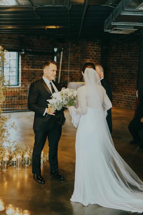 A Modern Valentine Wedding at Post 4 Best Wedding Florist Ohio