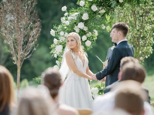 Amongst the Flowers at Magnolia Hill with Meg & Alex Best Wedding Florist Ohio