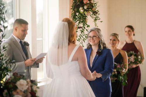 Natural, Mauve-Toned Florals at Magnolia Hill Farm Best Wedding Florist Ohio