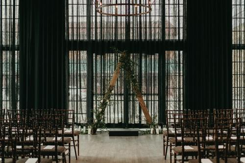 Claire & Patrick's Urban Wedding in January Best Wedding Florist Ohio