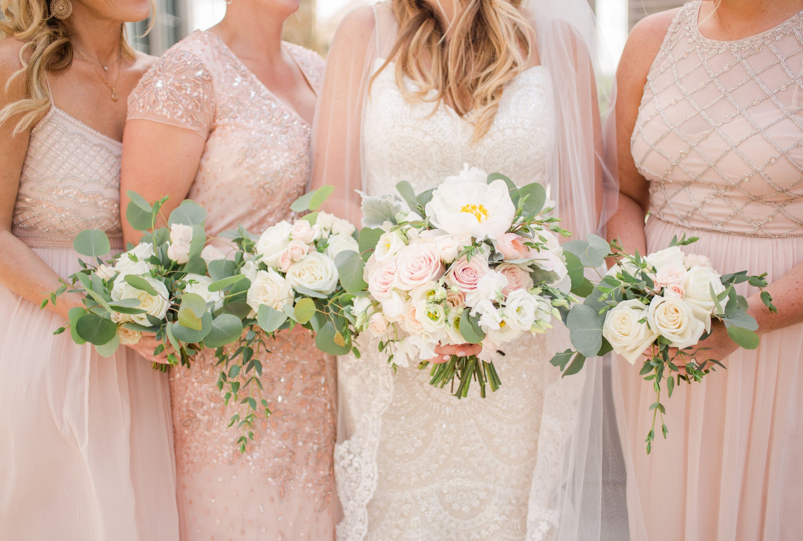Summery Pastels photographed at The Ohio Statehouse Best Wedding Florist Ohio