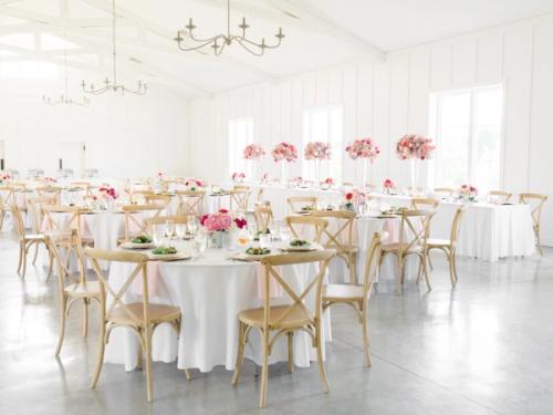 Jessica and Nick's Modern Pinks at Magnolia Hill Farm Best Wedding Florist Ohio