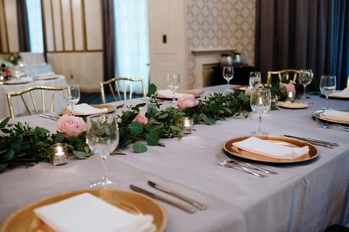 Katie & Michael's Powdery Lavender and Blush-Toned Florals at the Athletic Club of Columbus Best Wedding Florist Ohio