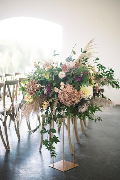 Natural, Mauve-Toned Florals at Magnolia Hill Farm Best Wedding Florist Ohio