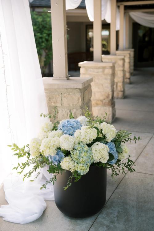 Mitchell and Claire's Bountiful Hydrangea and Peony-Filled Florals Best Wedding Florist Ohio