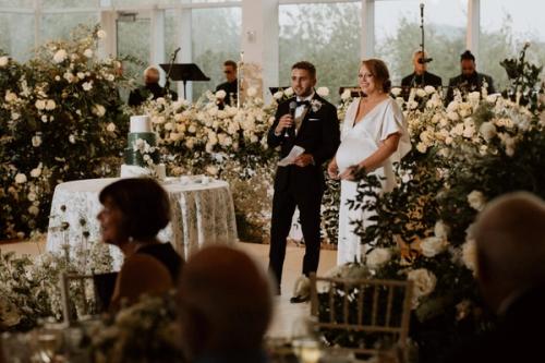 Dancing in the Flowers at the Columbus Museum of Art Best Wedding Florist Ohio