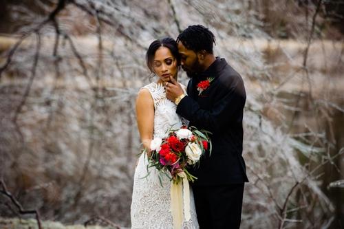 A Moody, Romantic Styled Shoot at Beverly Mansion Best Wedding Florist Ohio