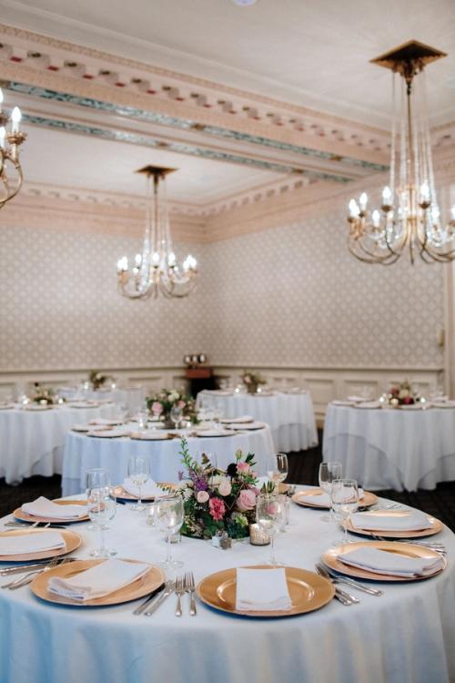 Katie & Michael's Powdery Lavender and Blush-Toned Florals at the Athletic Club of Columbus Best Wedding Florist Ohio