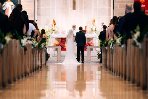 Modern Tropical Florals for Ben & Paulina at High Line Car House Best Wedding Florist Ohio