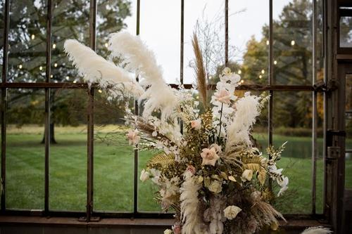 Faith and Cam's Glamorous Day at Jorgensen Farms Best Wedding Florist Ohio