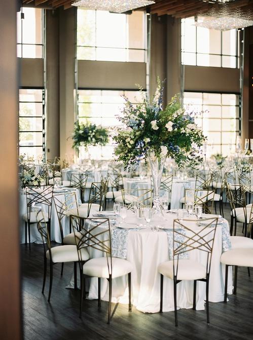 Beautiful Blues for Charlotte and Tim at The Fives Best Wedding Florist Ohio