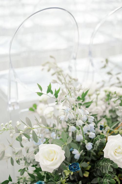 Melanie and Kyle's Flower-Filled Rooftop Celebration Best Wedding Florist Ohio