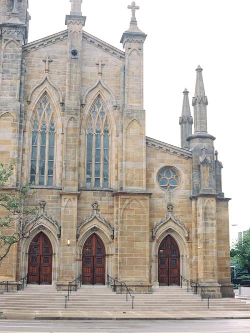 Abby & Joe's Marriage at St. Joseph's Cathedral Best Wedding Florist Ohio