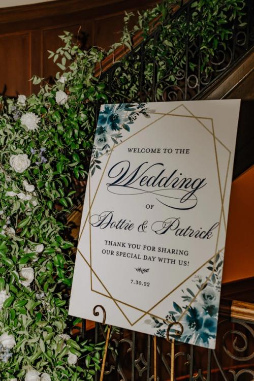 Dottie & Patrick's Celebration at St. Paul's and the Athletic Club of Columbus Best Wedding Florist Ohio