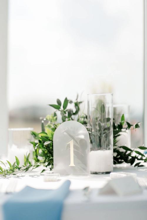 Melanie and Kyle's Flower-Filled Rooftop Celebration Best Wedding Florist Ohio