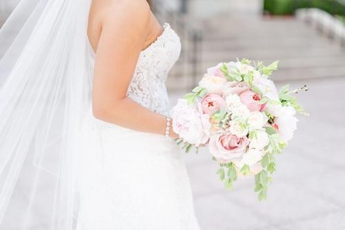 Erin & John's Glamorous Athletic Club of Columbus Wedding Best Wedding Florist Ohio