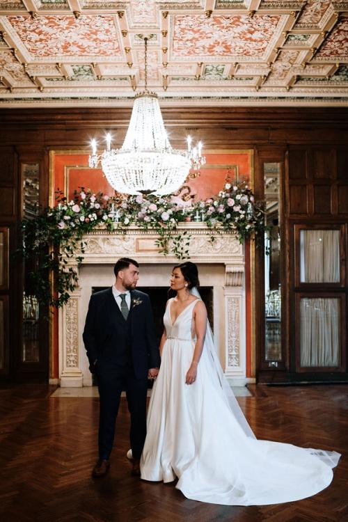 Katie & Michael's Powdery Lavender and Blush-Toned Florals at the Athletic Club of Columbus Best Wedding Florist Ohio