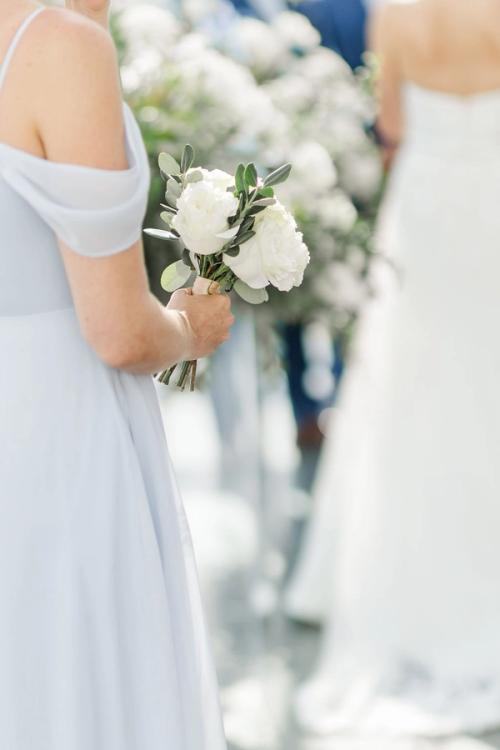 Melanie and Kyle's Flower-Filled Rooftop Celebration Best Wedding Florist Ohio