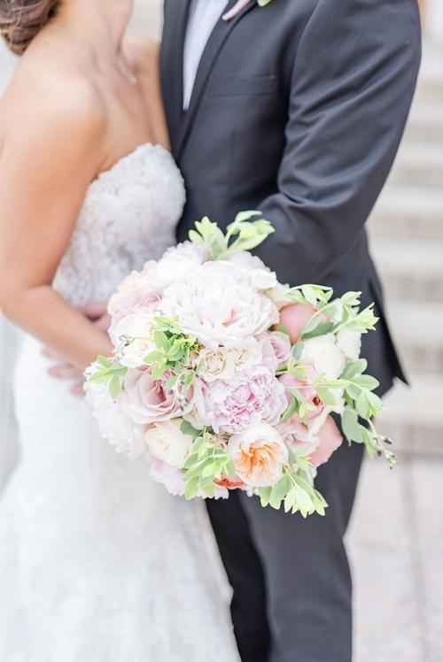 Erin & John's Glamorous Athletic Club of Columbus Wedding Best Wedding Florist Ohio