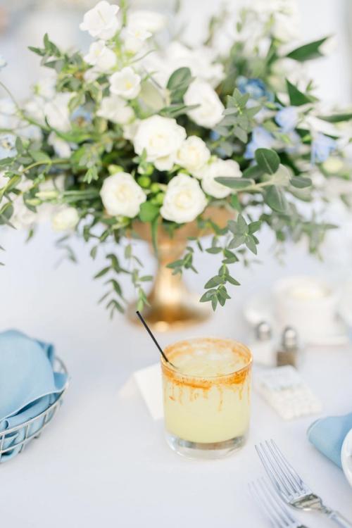 Melanie and Kyle's Flower-Filled Rooftop Celebration Best Wedding Florist Ohio