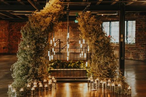 A Modern Valentine Wedding at Post 4 Best Wedding Florist Ohio