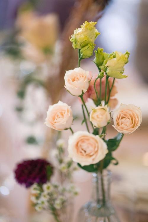 Natural, Mauve-Toned Florals at Magnolia Hill Farm Best Wedding Florist Ohio