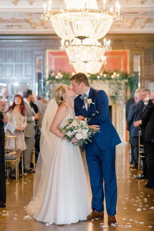 Blushing Bride at the Athletic Club of Columbus (Rachael & Dan) Best Wedding Florist Ohio