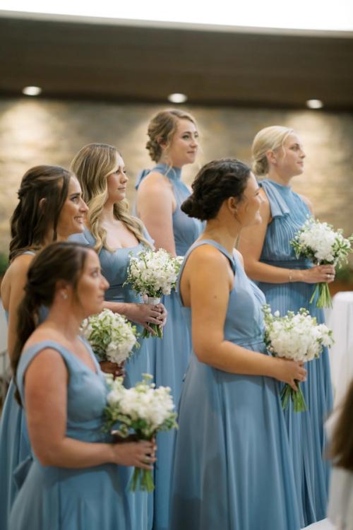 Mitchell and Claire's Bountiful Hydrangea and Peony-Filled Florals Best Wedding Florist Ohio