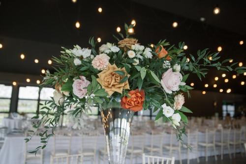 Nicole and Ben's Dreamy Florals at Jorgensen Farms Oak Grove Best Wedding Florist Ohio