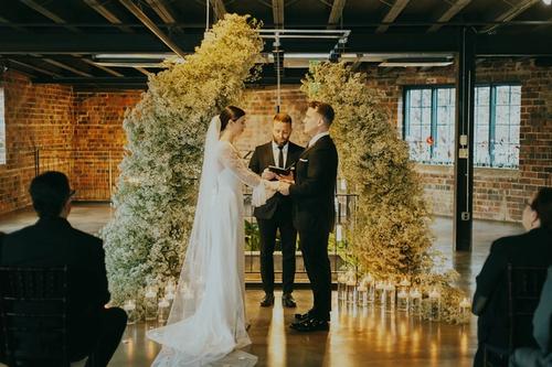 A Modern Valentine Wedding at Post 4 Best Wedding Florist Ohio
