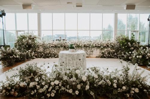 Dancing in the Flowers at the Columbus Museum of Art Best Wedding Florist Ohio