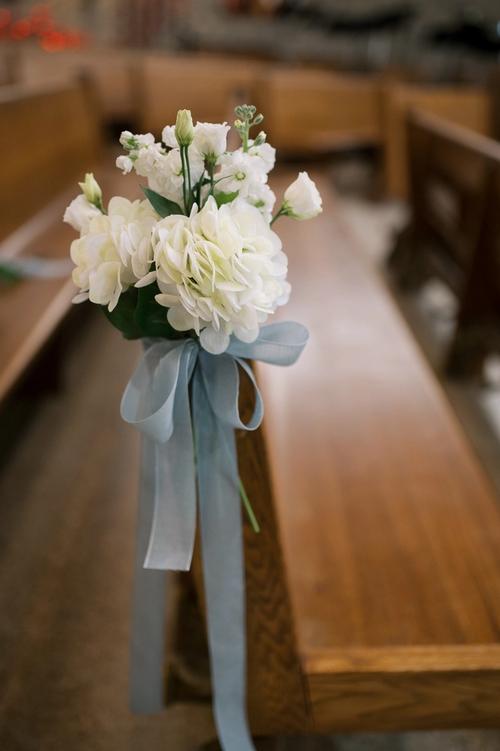 Mitchell and Claire's Bountiful Hydrangea and Peony-Filled Florals Best Wedding Florist Ohio