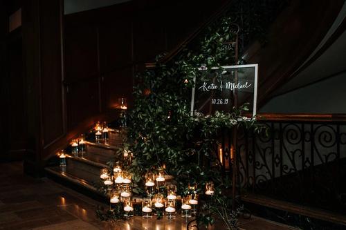 Katie & Michael's Powdery Lavender and Blush-Toned Florals at the Athletic Club of Columbus Best Wedding Florist Ohio