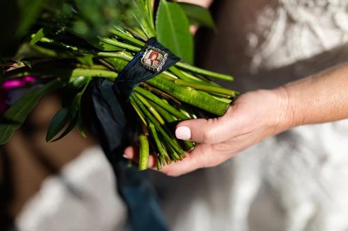 Tom and Chantelle's Jewel-Toned Florals at Scioto Reserve Best Wedding Florist Ohio