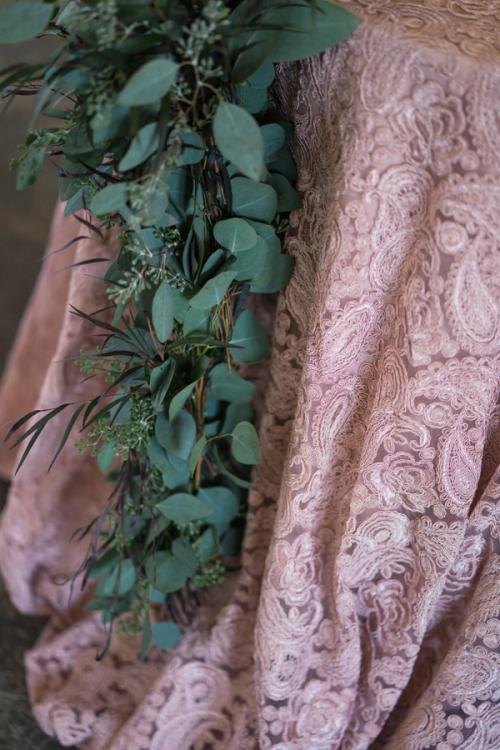 Natural, Mauve-Toned Florals at Magnolia Hill Farm Best Wedding Florist Ohio