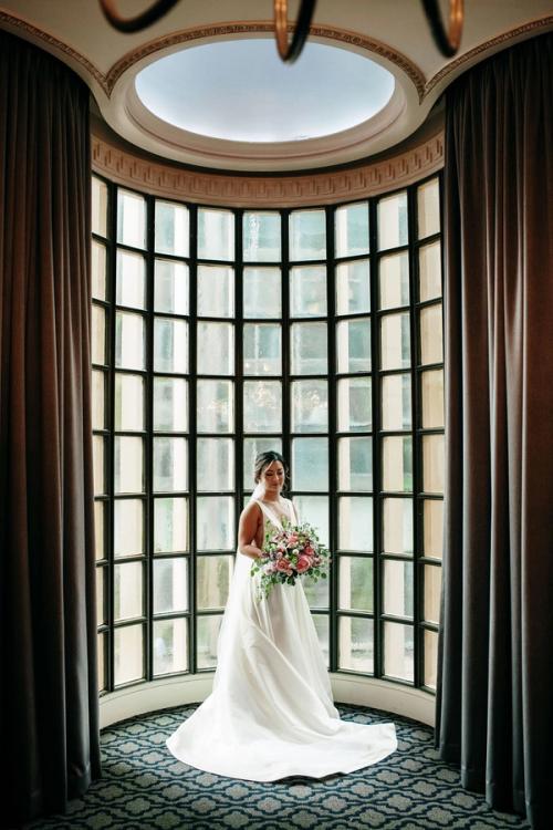 Katie & Michael's Powdery Lavender and Blush-Toned Florals at the Athletic Club of Columbus Best Wedding Florist Ohio