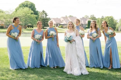 Mitchell and Claire's Bountiful Hydrangea and Peony-Filled Florals Best Wedding Florist Ohio