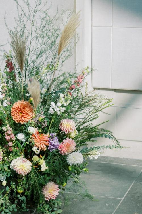 Nicole and David's Mountain Meadow-Styled Celebration Best Wedding Florist Ohio