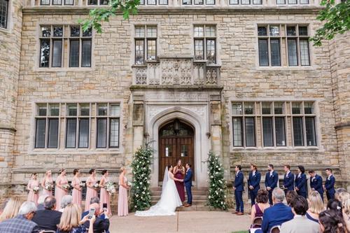 Alyssa & Christian's Kenyon College Wedding Best Wedding Florist Ohio