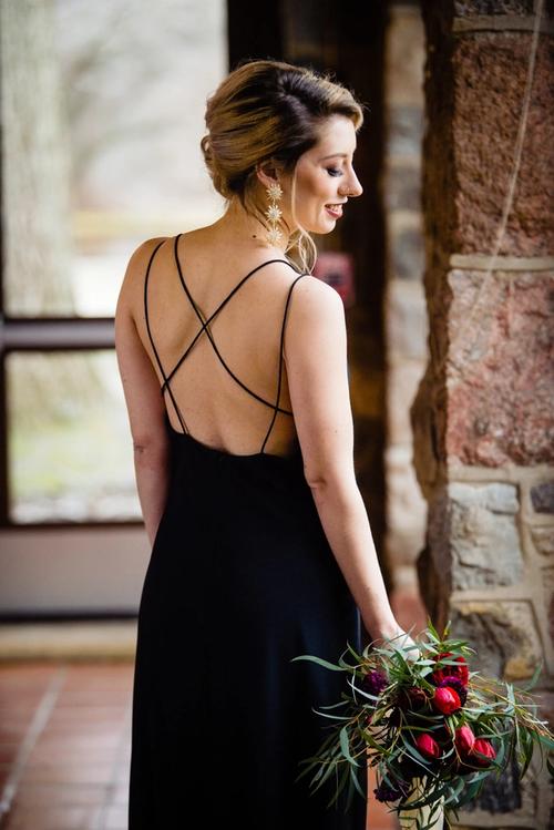 A Moody, Romantic Styled Shoot at Beverly Mansion Best Wedding Florist Ohio