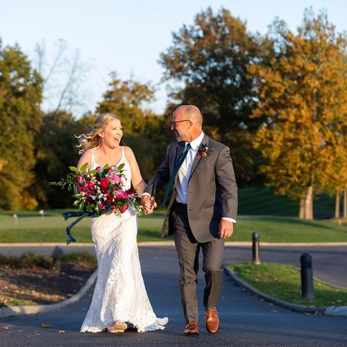 fall wedding in powell ohio