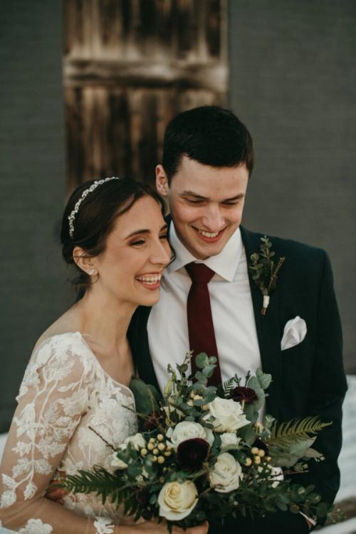 Rachel and Doug's Intimate High Line Car House Wedding Best Wedding Florist Ohio